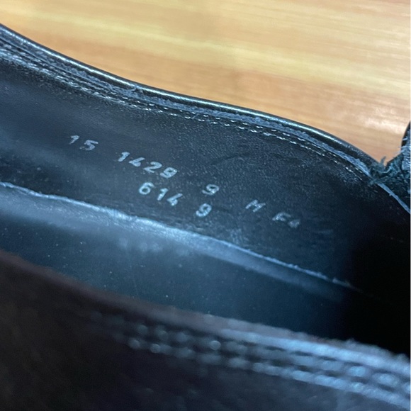 Mens Johnston and Murphy Black Slip On Size 9 151429 - Picture 8 of 8